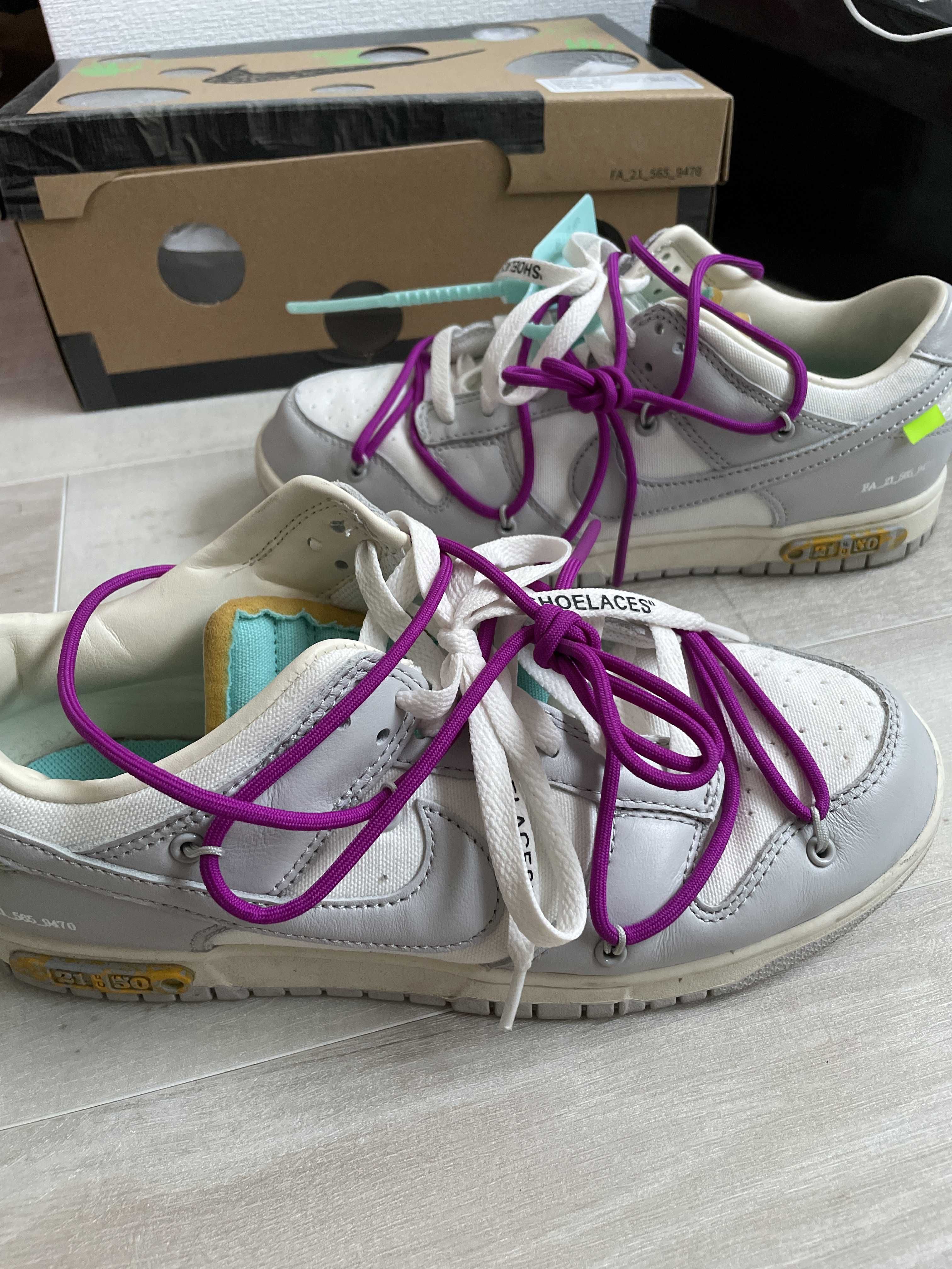 Off-White × Nike Dunk Low 1 of 50 "Lot.21"