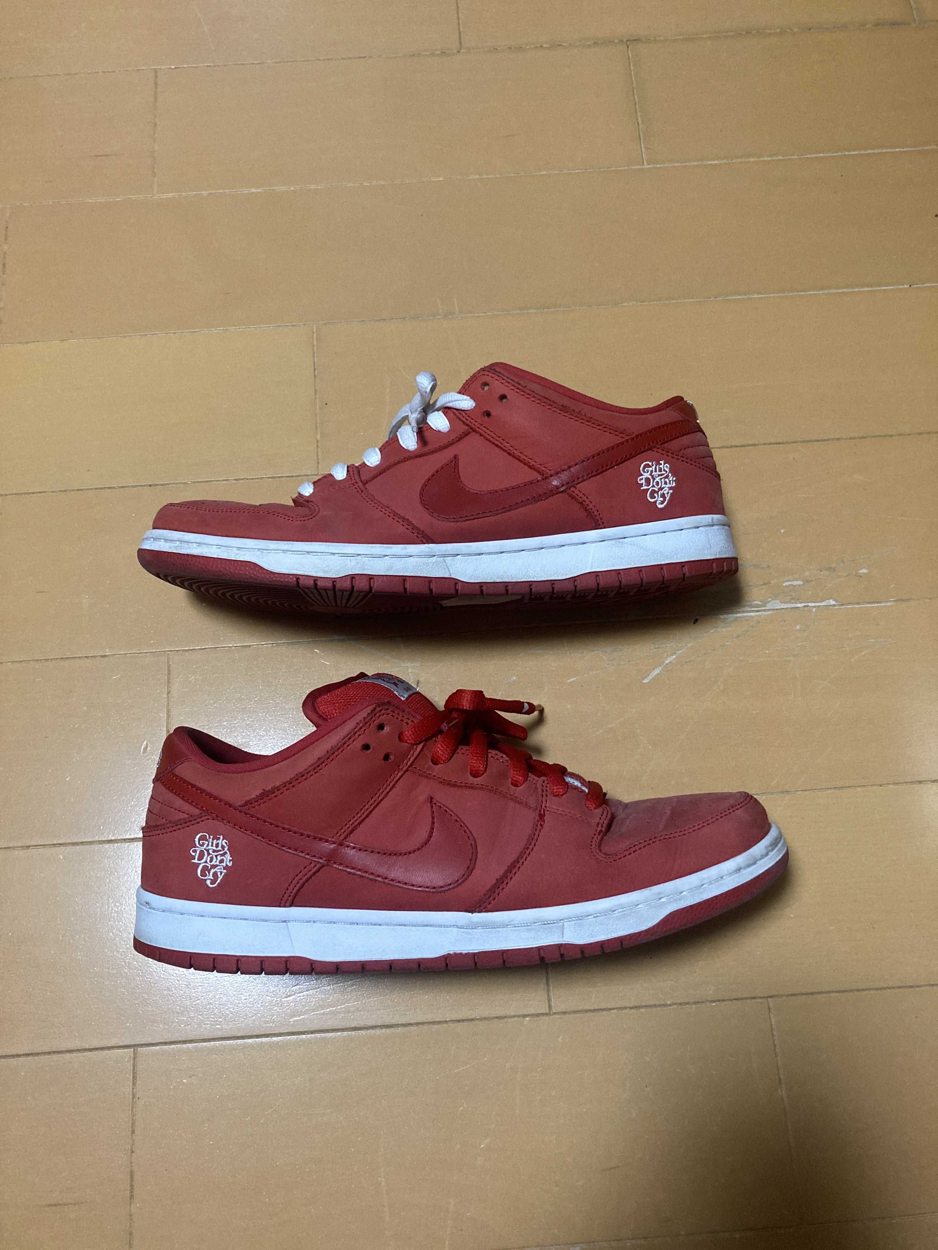 Girls Don't Cry × Nike SB Dunk Low Pro QS "Red" / VERDY
