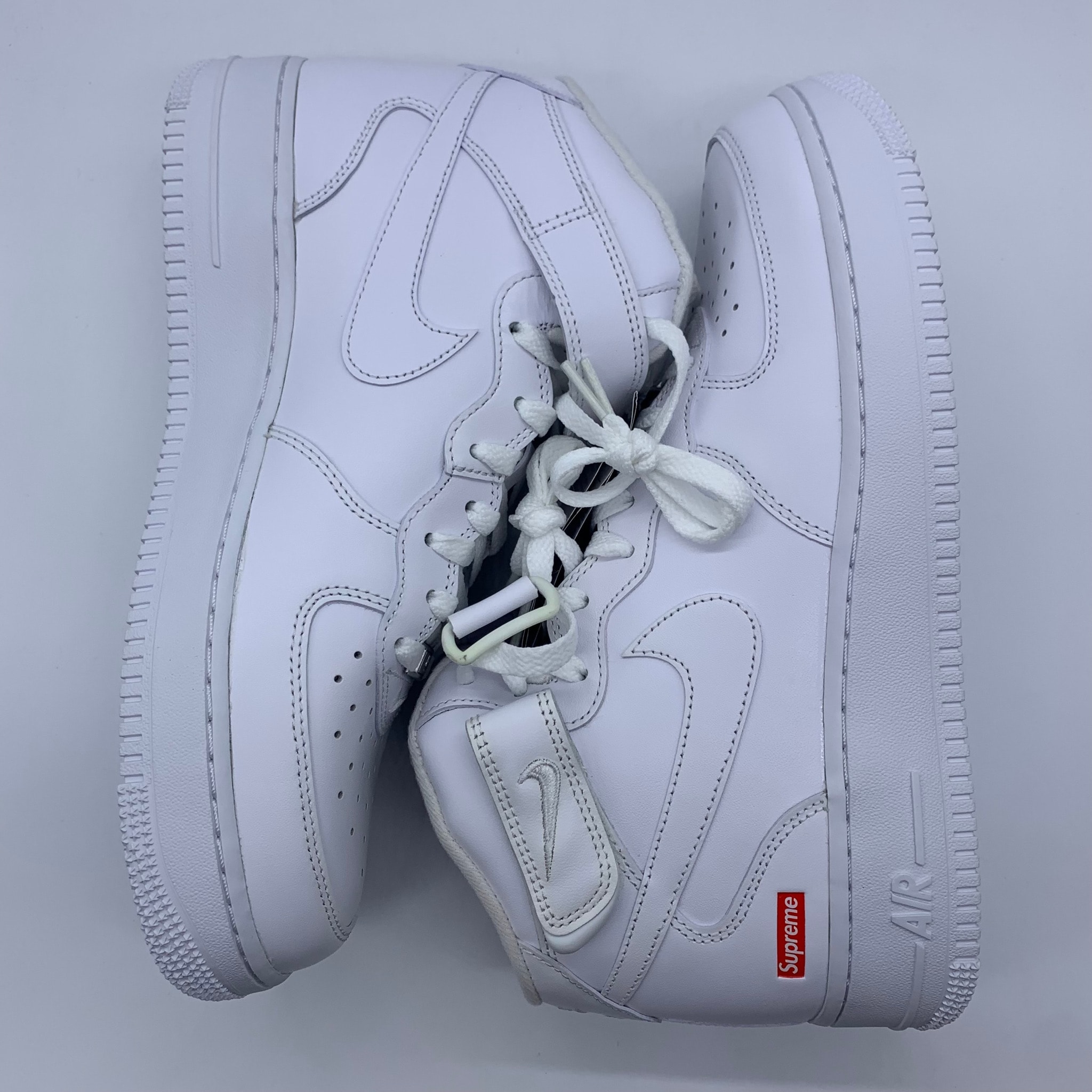 Supreme × Nike Air Force 1 Mid "White" FW24
