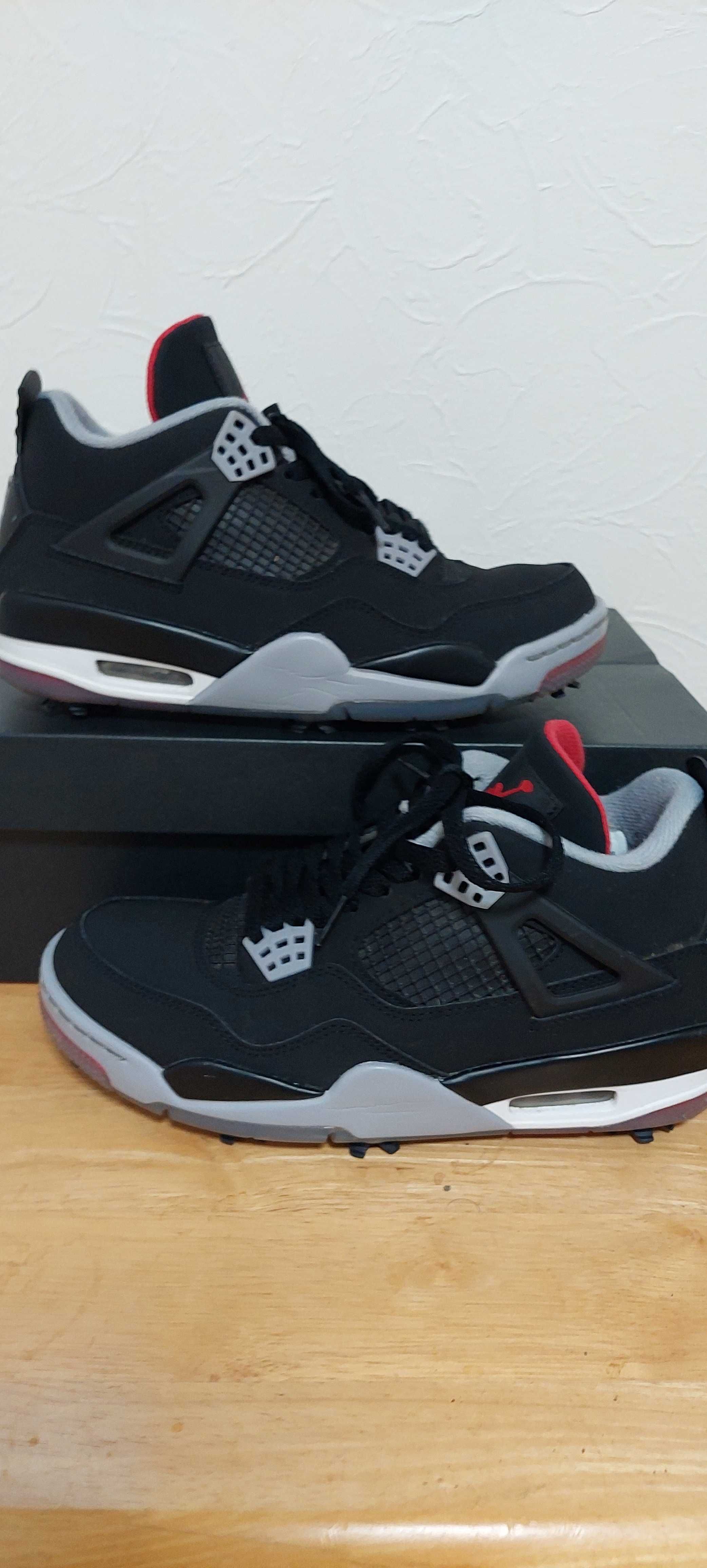 Nike Air Jordan 4 Golf "Bred"