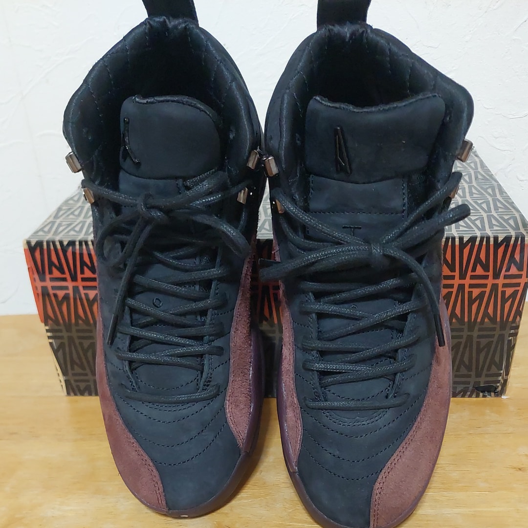 A Ma Maniere × Nike Women's Air Jordan 12 "Black and Burgundy Crush"