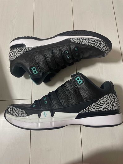 atmos × Nike Zoom Vapor AJ3 "Elephant/Safari"