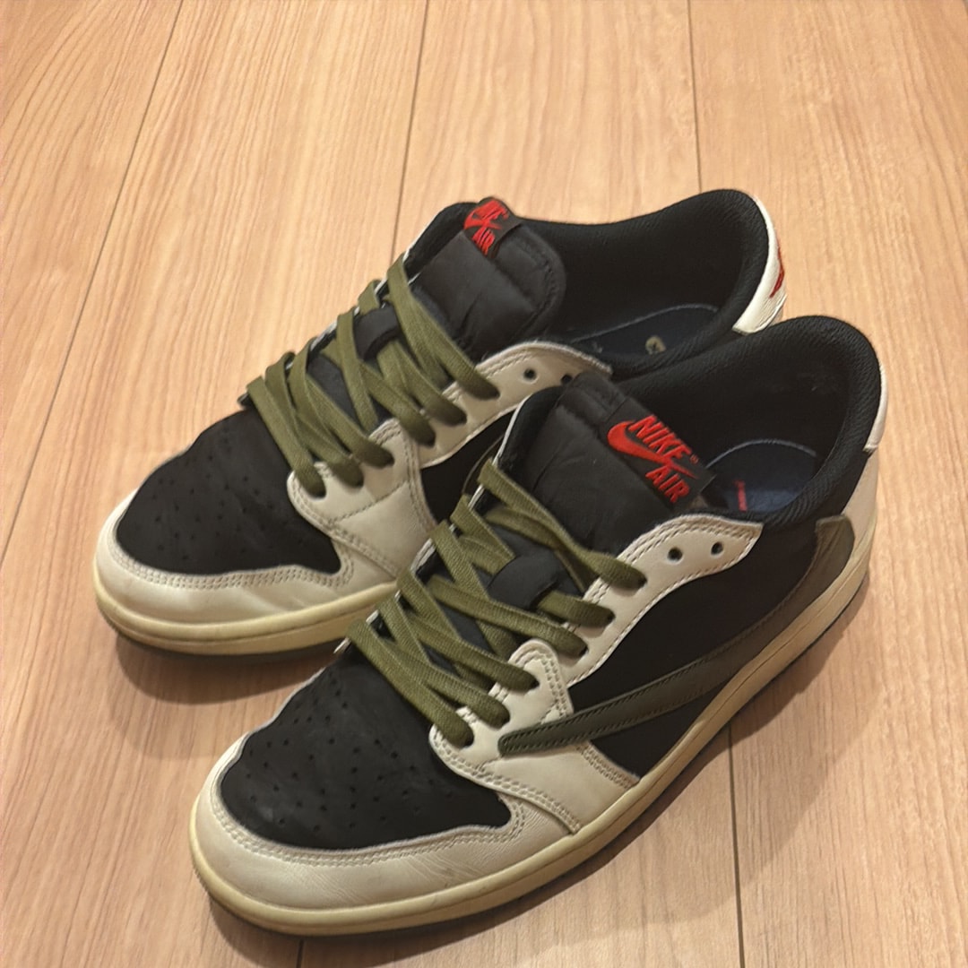 Travis Scott × Nike Women's Air Jordan 1 Low OG "Medium Olive"