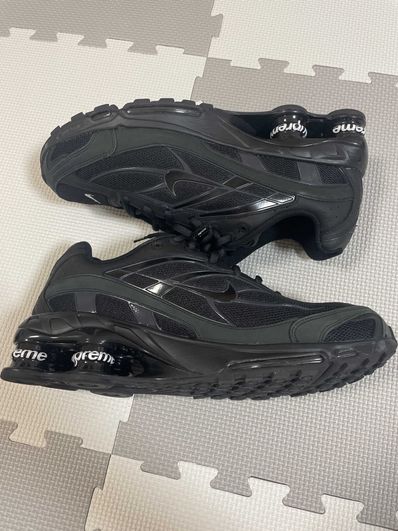 Supreme × Nike Shox Ride 2 "Black/Black-White"