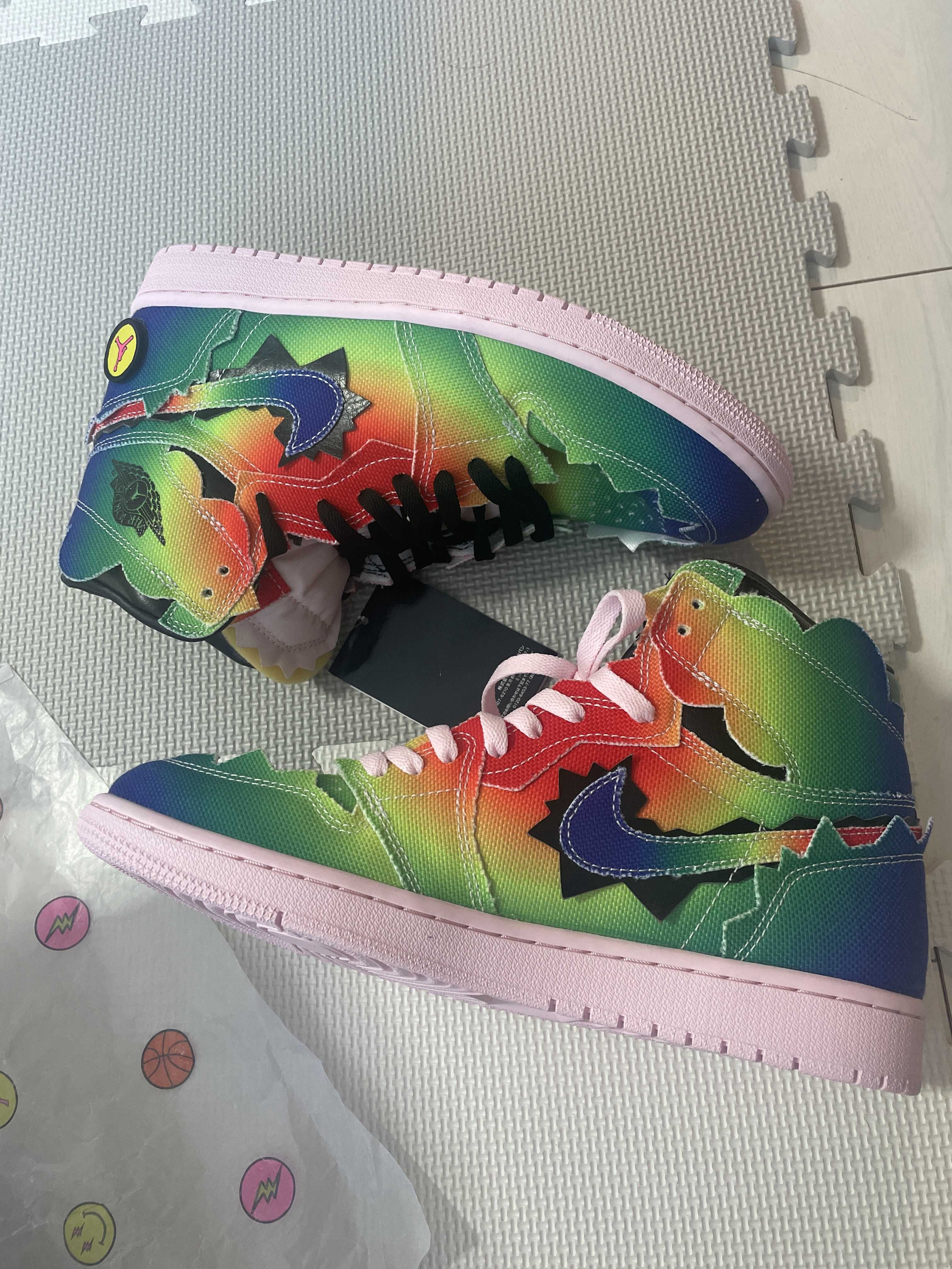 J Balvin × Nike Air Jordan 1 High OG "Rainbow"
