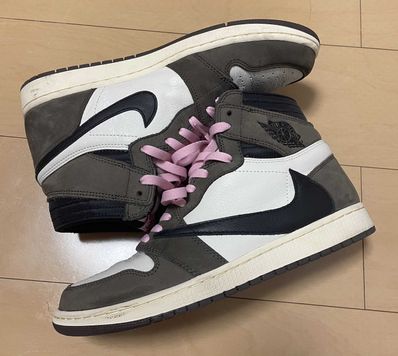 Travis Scott × Nike Air Jordan 1 Retro High OG TS SP "Sail/Dark Mocha"