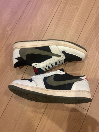 Travis Scott × Nike Women's Air Jordan 1 Low OG "Medium Olive"