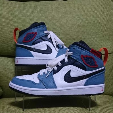 FACETASM × Nike Air Jordan 1 Mid "White/Navy"