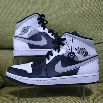 NIKE AIR JORDAN 1 MID "WHITE SHADOW"