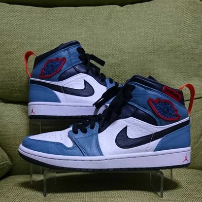FACETASM × Nike Air Jordan 1 Mid "White/Navy"