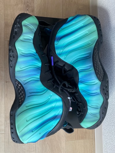 Nike Air Foamposite One Northern Lights "Black/Green Glow-Fias Purple"