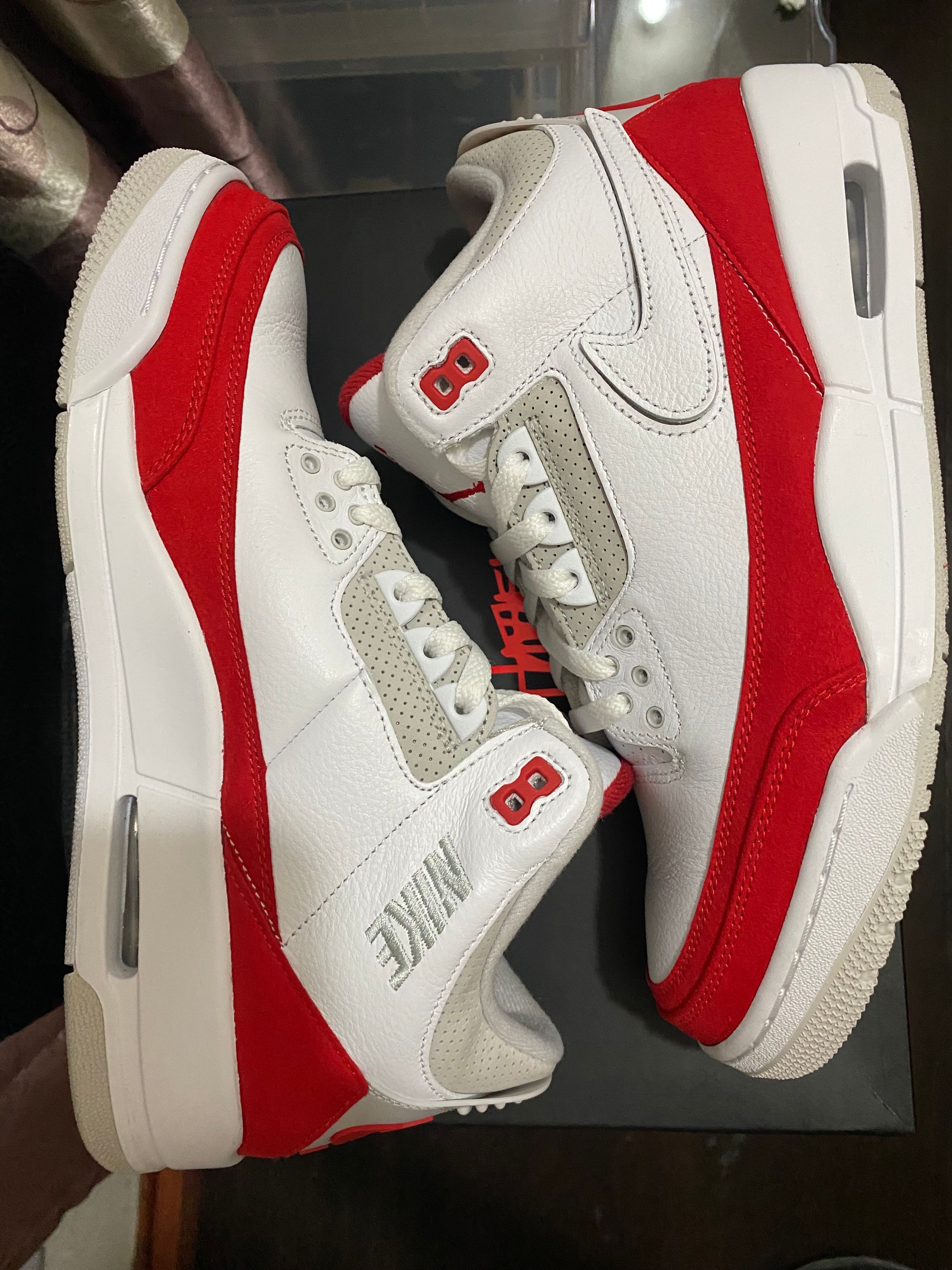 Nike Air Jordan 3 Retro "Tinker White/University Red"