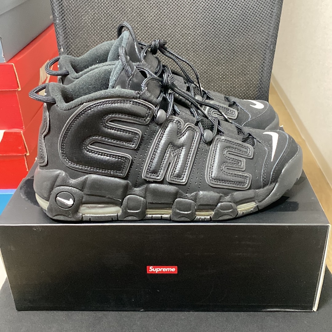 Supreme × Nike Air More Uptempo "Black"