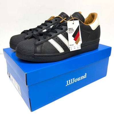 JJJJound × adidas Superstar 90 Made in Germany "Core Black/Off White/Core Black"