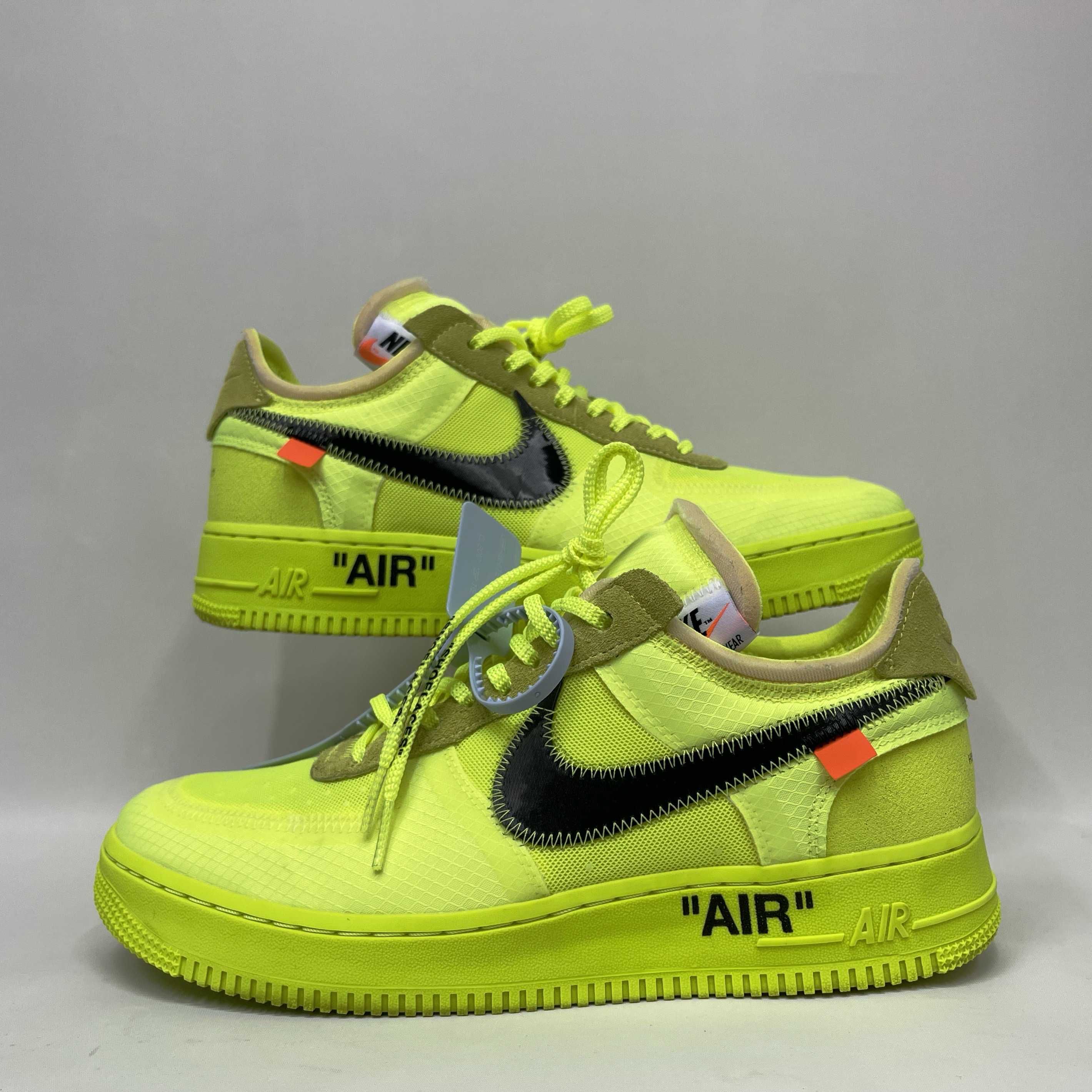 Off-White × Nike Air Force 1 Low "Volt"
