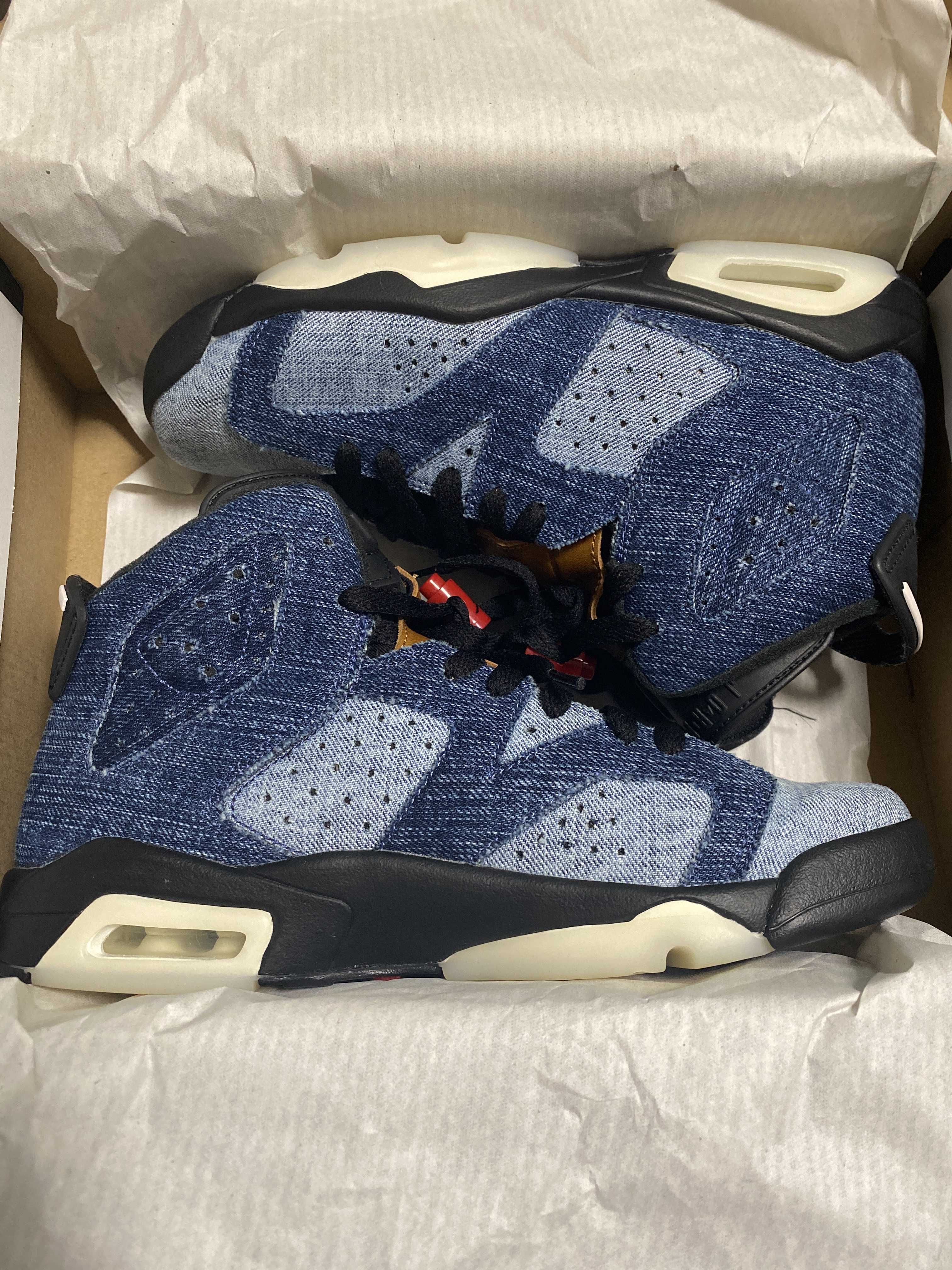 NIKE AIR JORDAN 6 GS "WASHED DENIM"