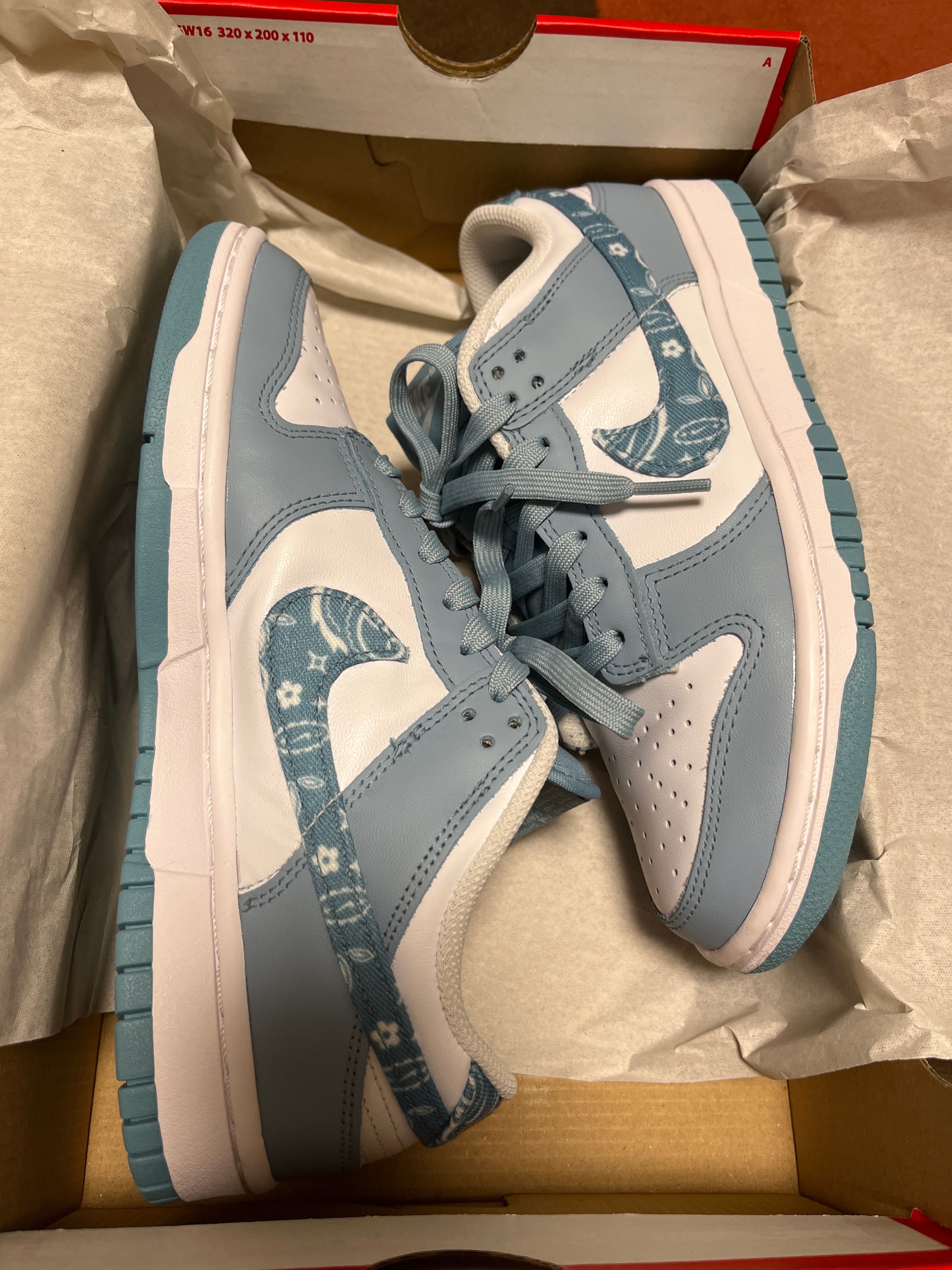 Nike Women's Dunk Low ESS "Blue Paisley"