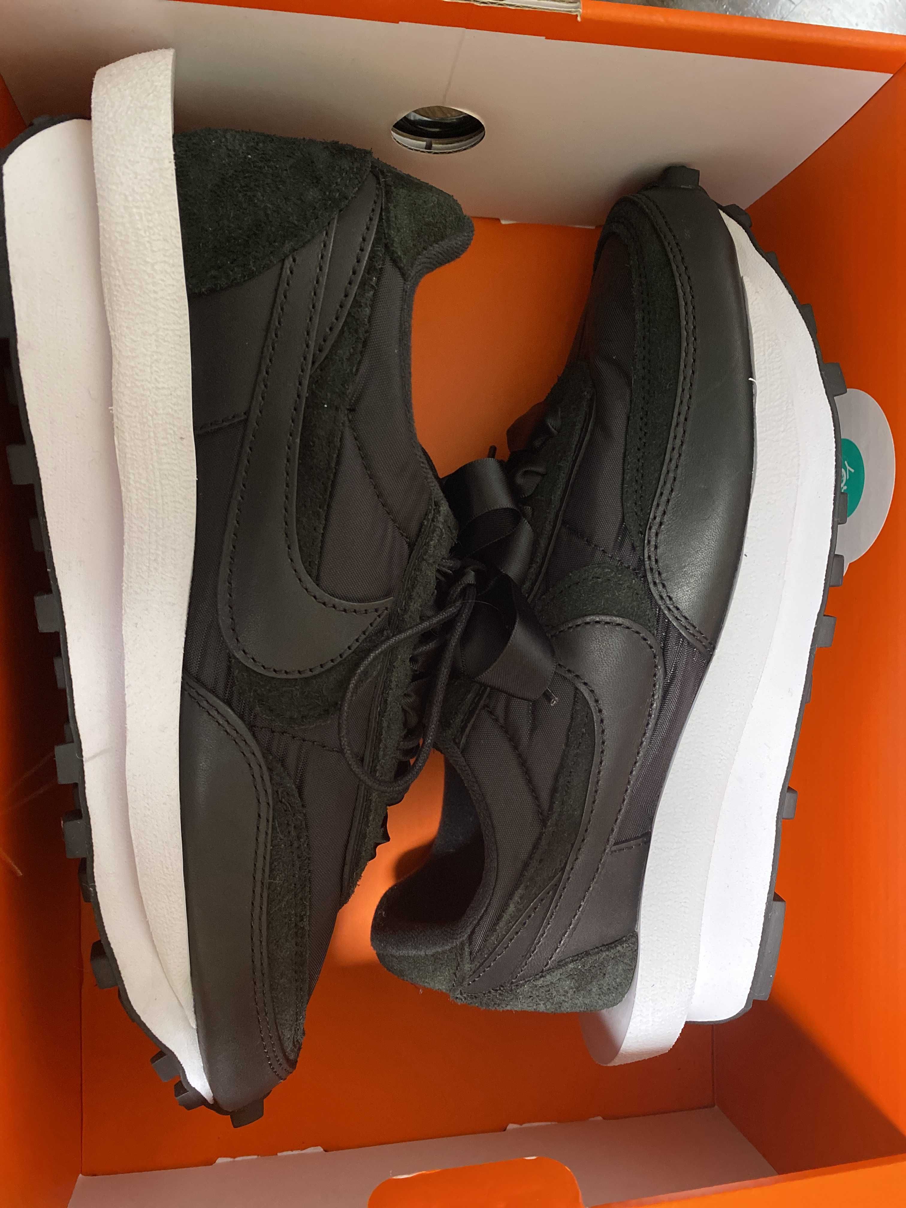 sacai × Nike LDV Waffle "Triple Black"