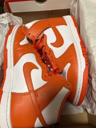 NIKE Women's DUNK HIGH "ORANGE BLAZE"