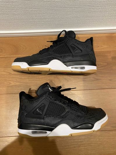 Nike Air Jordan 4 Retro "Laser Black/Gum"