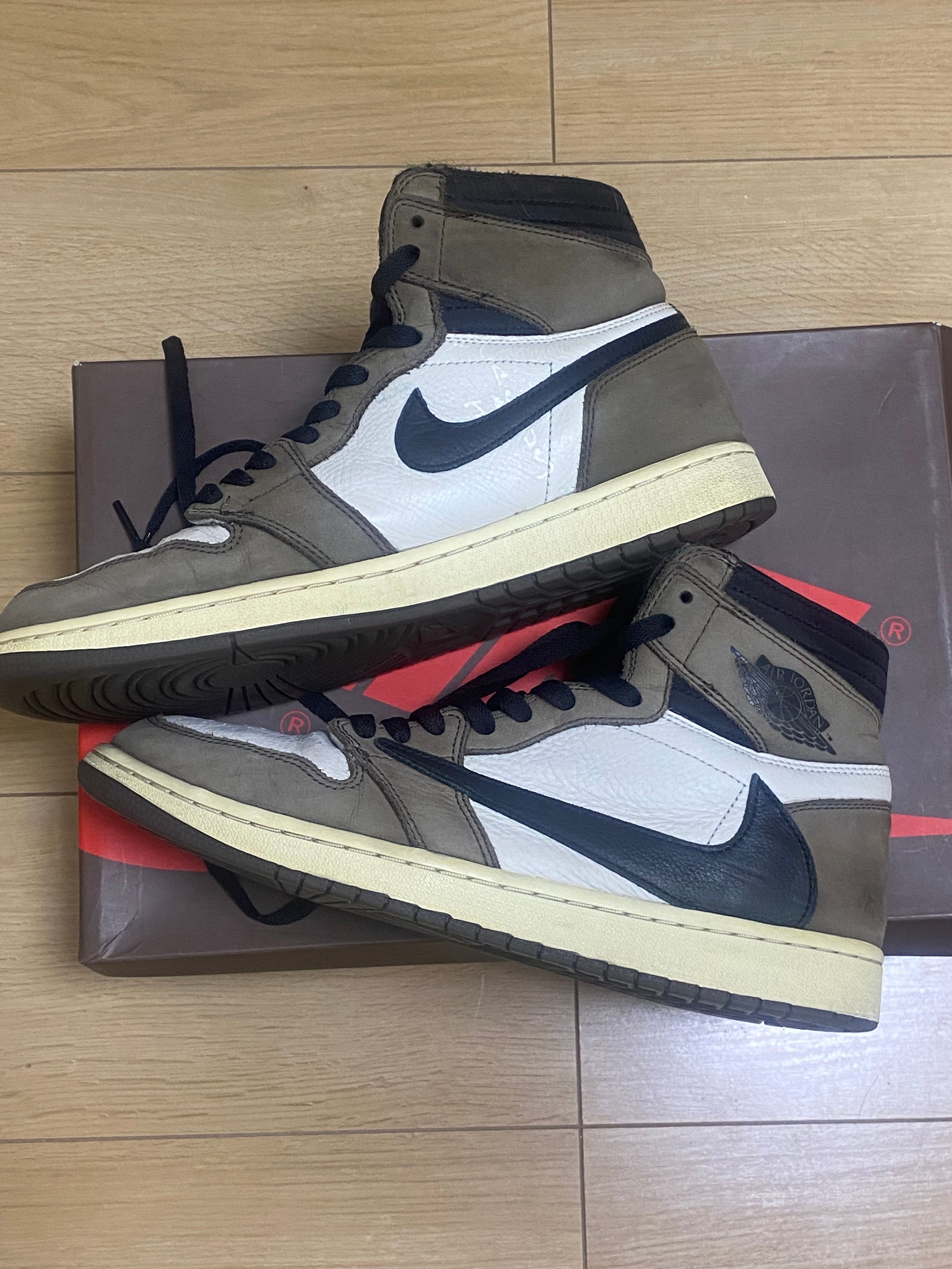 Travis Scott × Nike Air Jordan 1 Retro High OG TS SP "Sail/Dark Mocha"