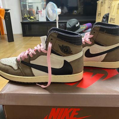 Travis Scott × Nike Air Jordan 1 Retro High OG TS SP "Sail/Dark Mocha"