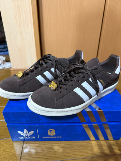 A BATHING APE × adidas Campus 80s "Brown"