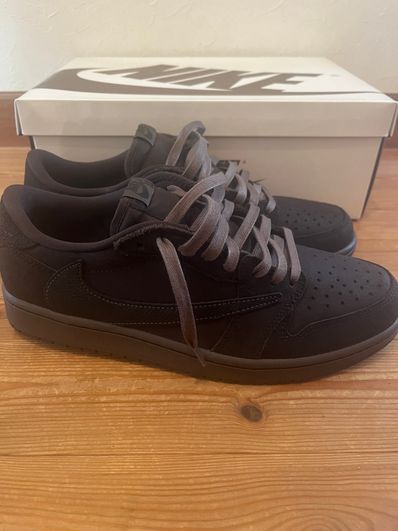 Travis Scott × Nike Air Jordan 1 Low OG SP "Velvet Brown and Dark Mocha"