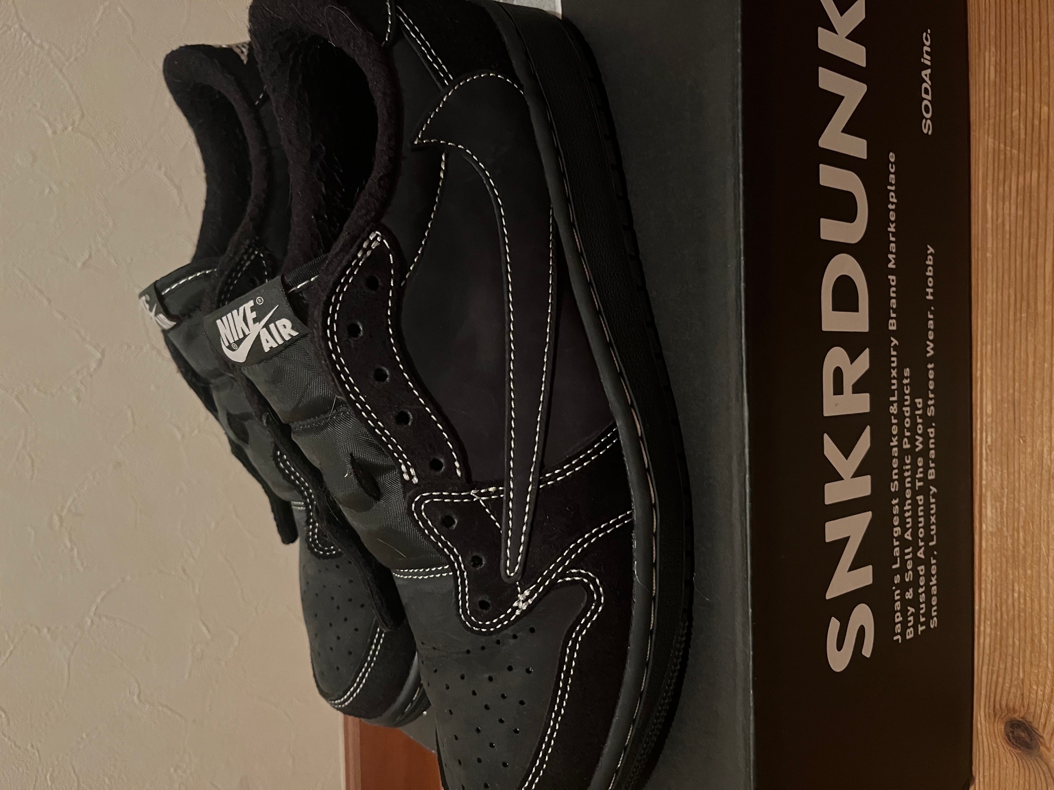 Travis Scott × Nike Air Jordan 1 Low OG SP "Black Phantom"