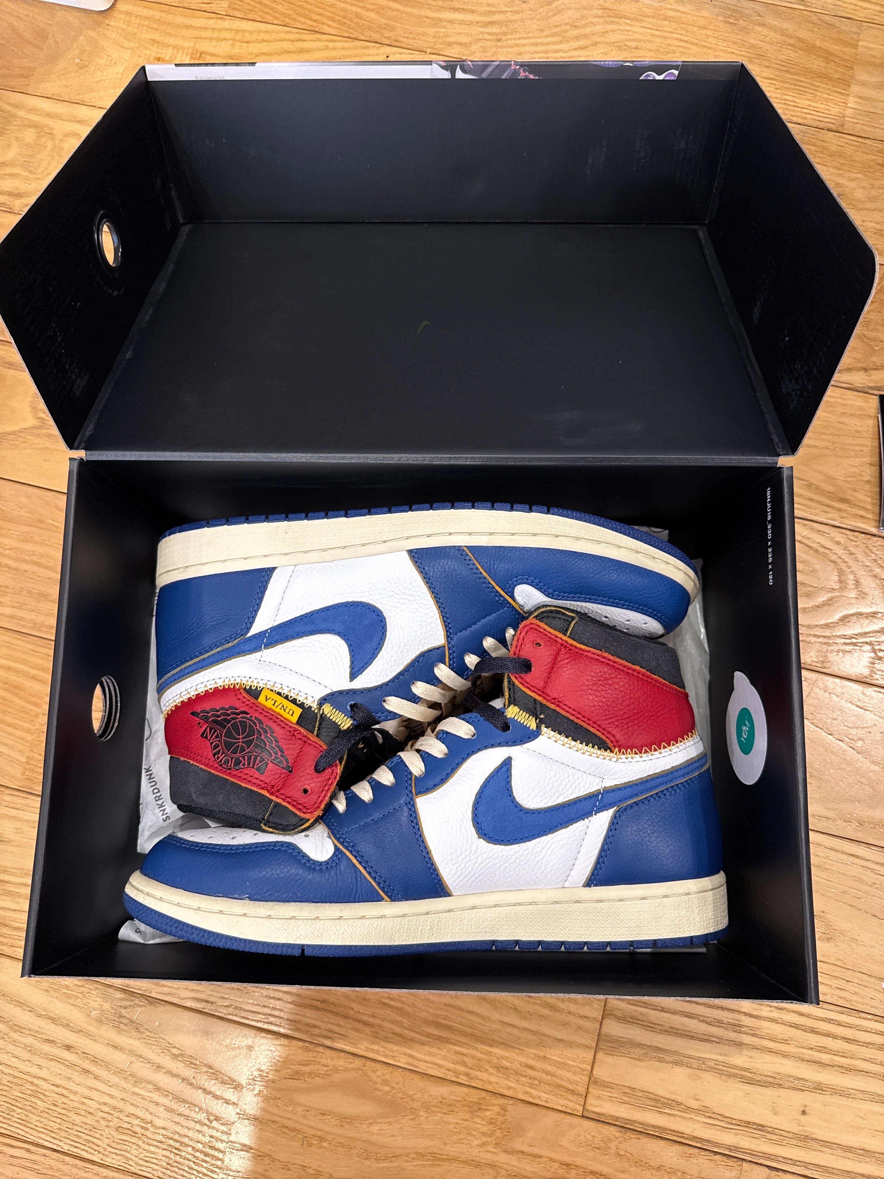 Union × Nike Air Jordan 1 Retro High OG NRG "Storm Blue/Varsity Red"