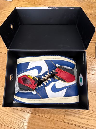 Union × Nike Air Jordan 1 Retro High OG NRG "Storm Blue/Varsity Red"