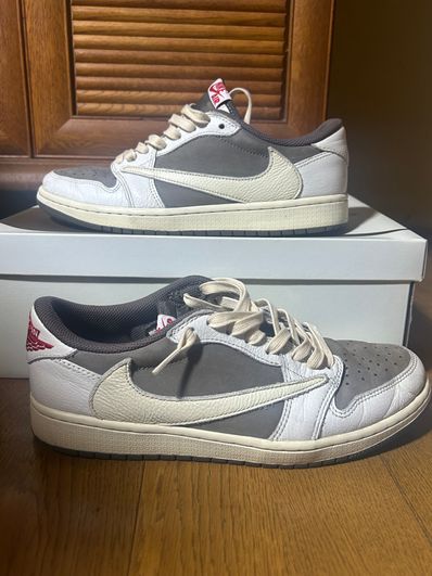 Travis Scott × Nike Air Jordan 1 Low OG SP "Reverse Mocha/Sail and Ridgerock"