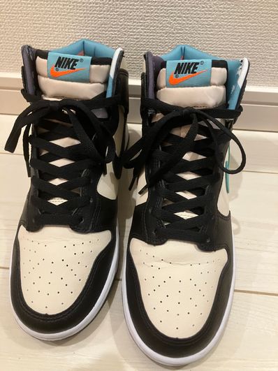 Nike Dunk High Retro EMB "Pearl White and Washed Teal"