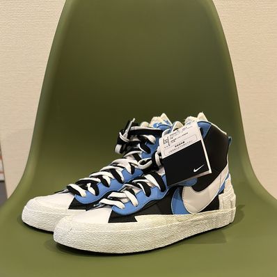 sacai × NIKE BLAZER MID "BLACK / BLUE"