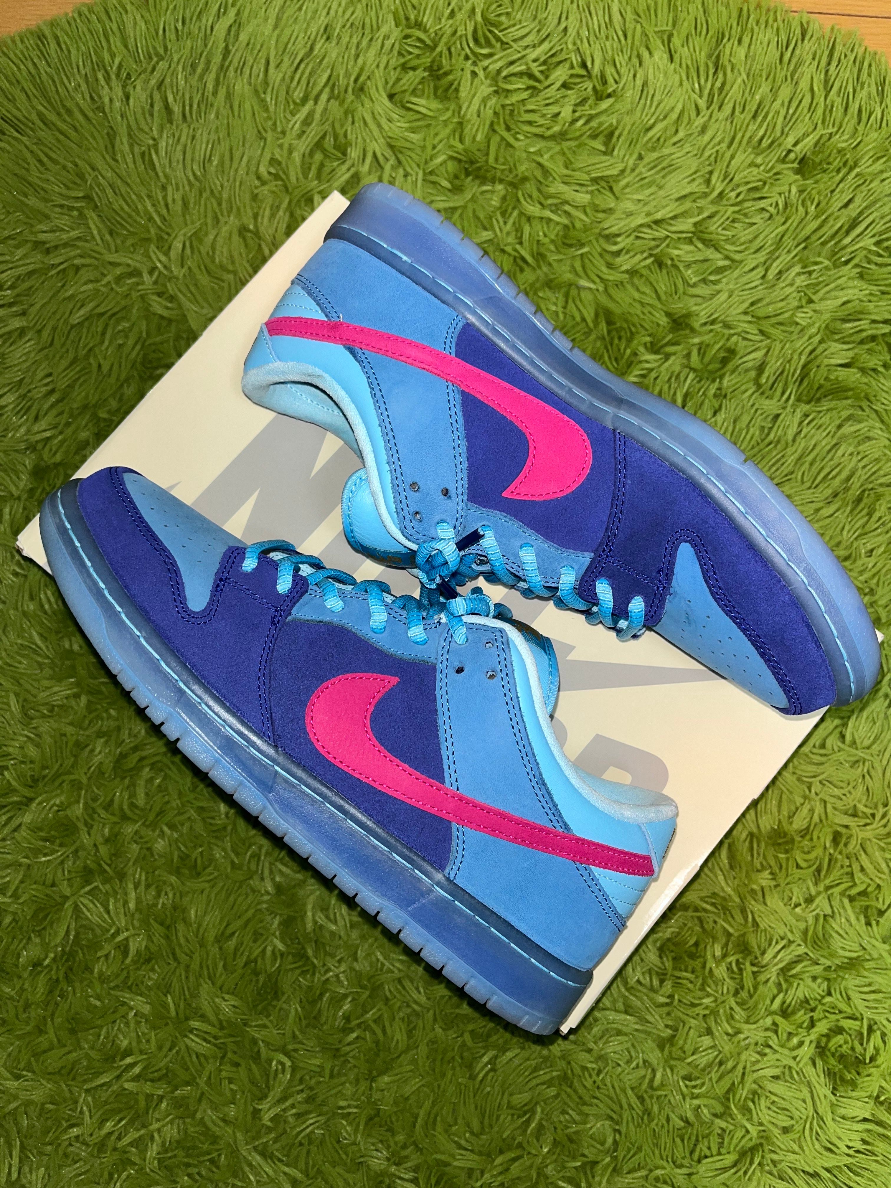Run The Jewels × Nike SB Dunk Low "Deep Royal Blue and Active Pink"