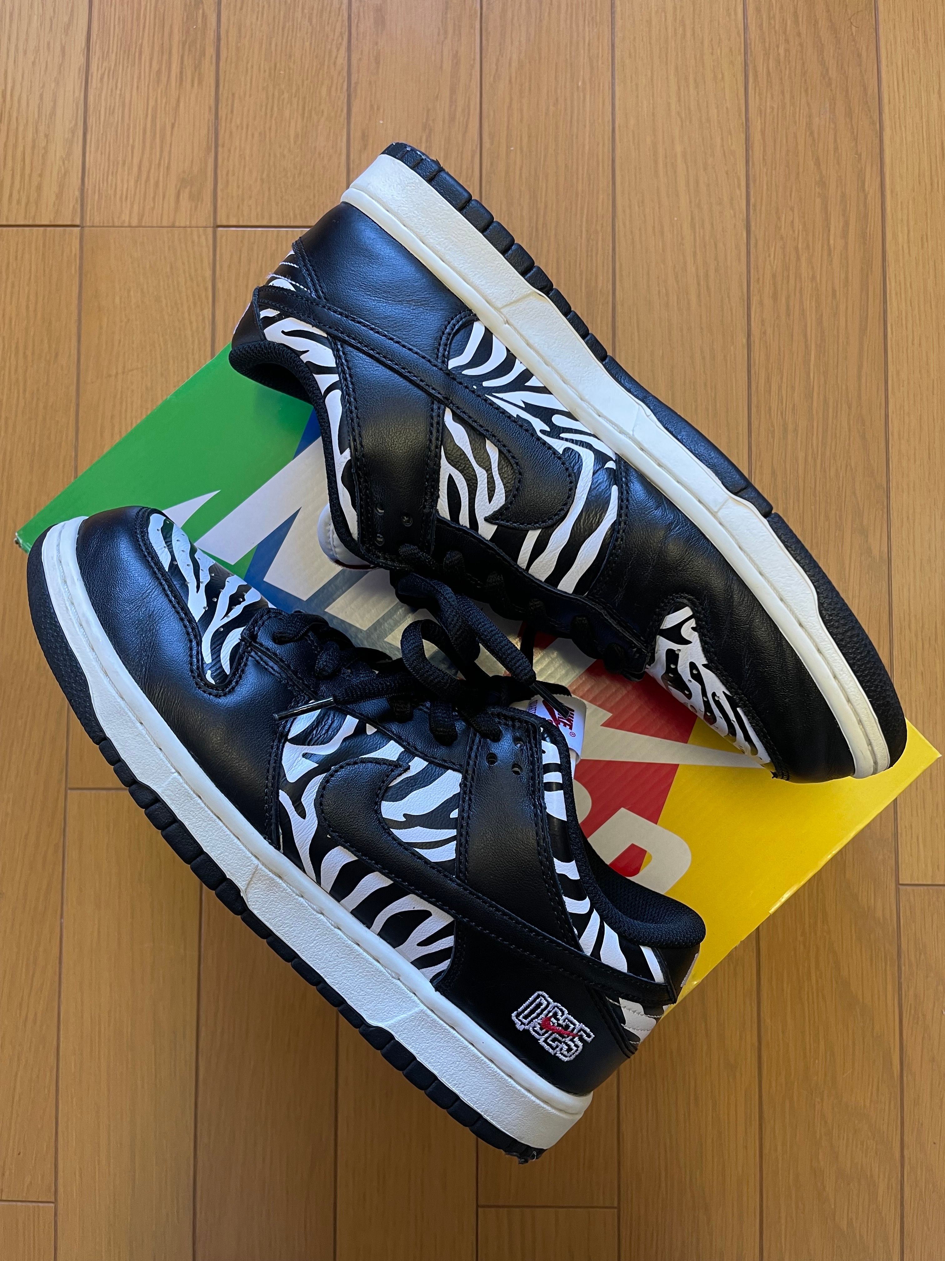 Quartersnacks × Nike SB Dunk Low "Zebra Cake/Safari"