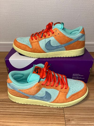 Nike SB Dunk Low Pro PRM "Orange and Emerald Rise"