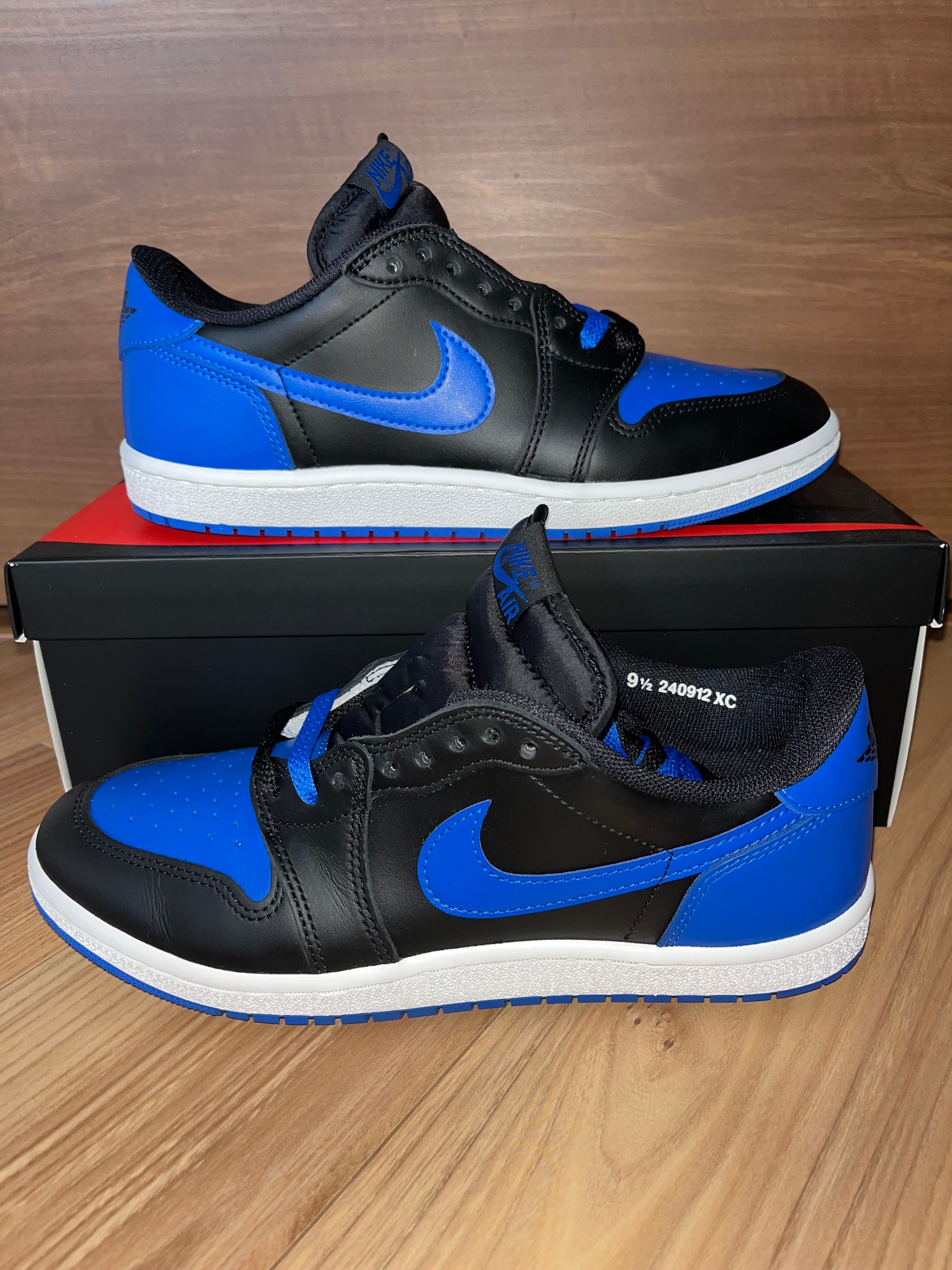 Nike Air Jordan 1 Low '85 "Black and Royal Blue"