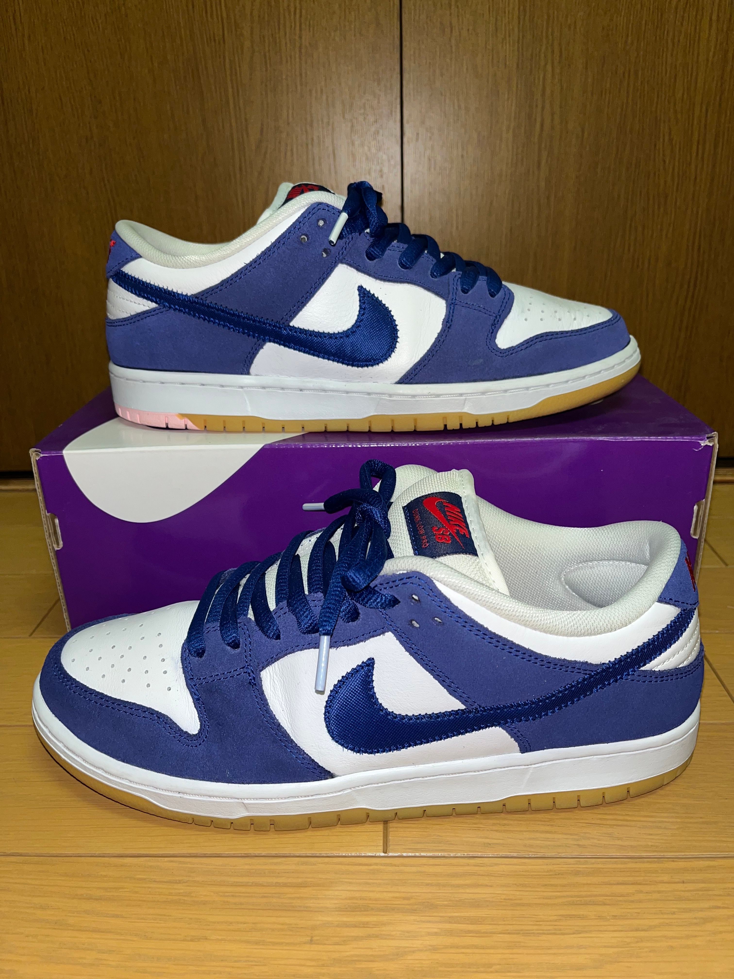 Nike SB Dunk Low "Los Angeles Dodgers/Deep Royal Blue"