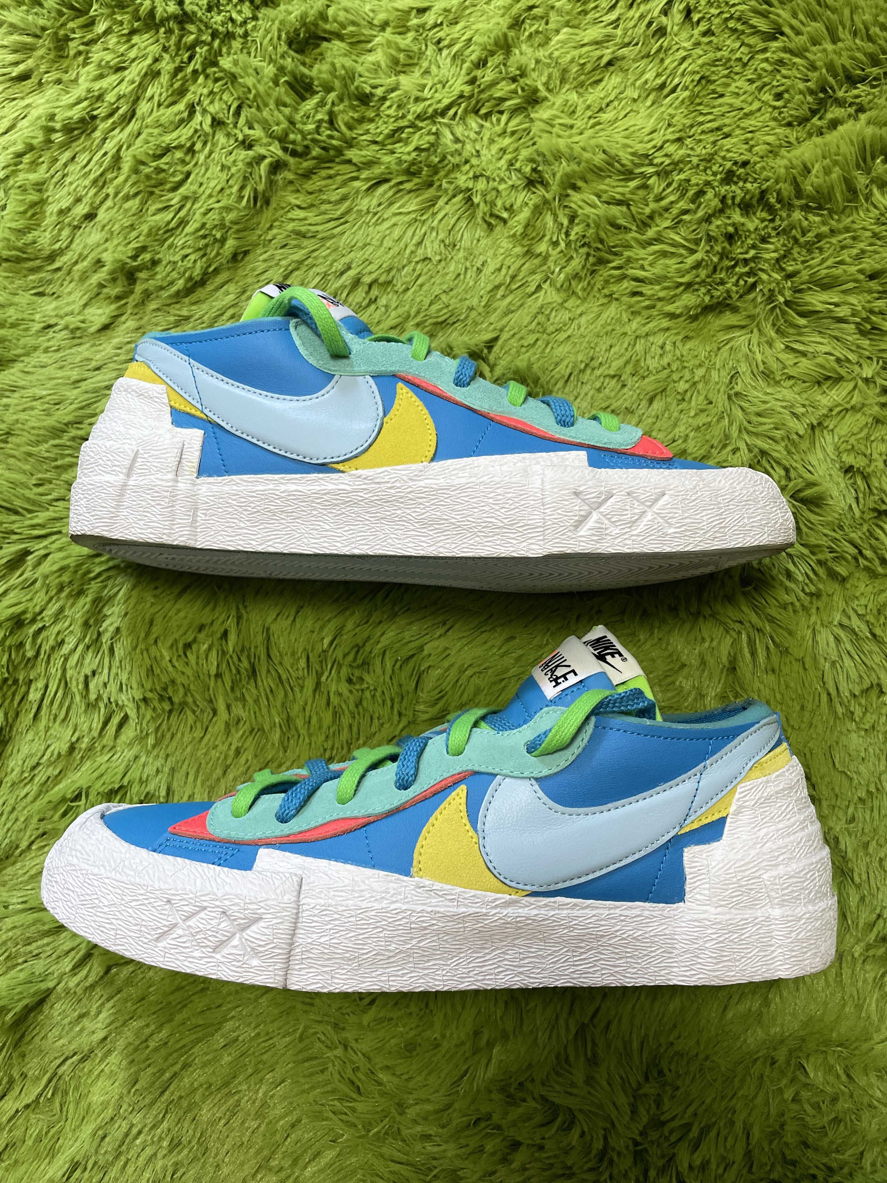 KAWS × sacai × Nike Blazer Low "Neptune Blue"