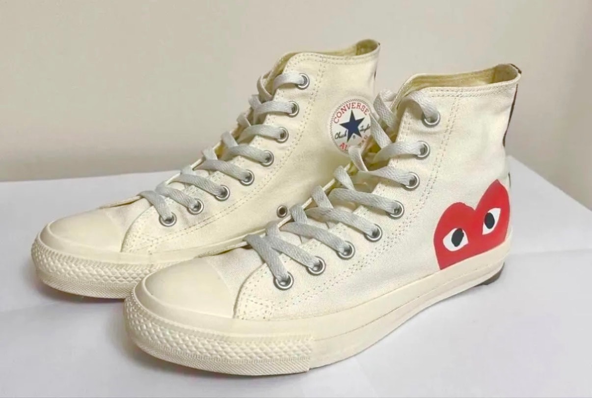 PLAY COMME des GARCONS × Converse All Star Hi "White"