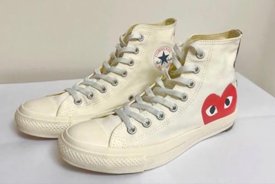 PLAY COMME des GARCONS × Converse All Star Hi "White"