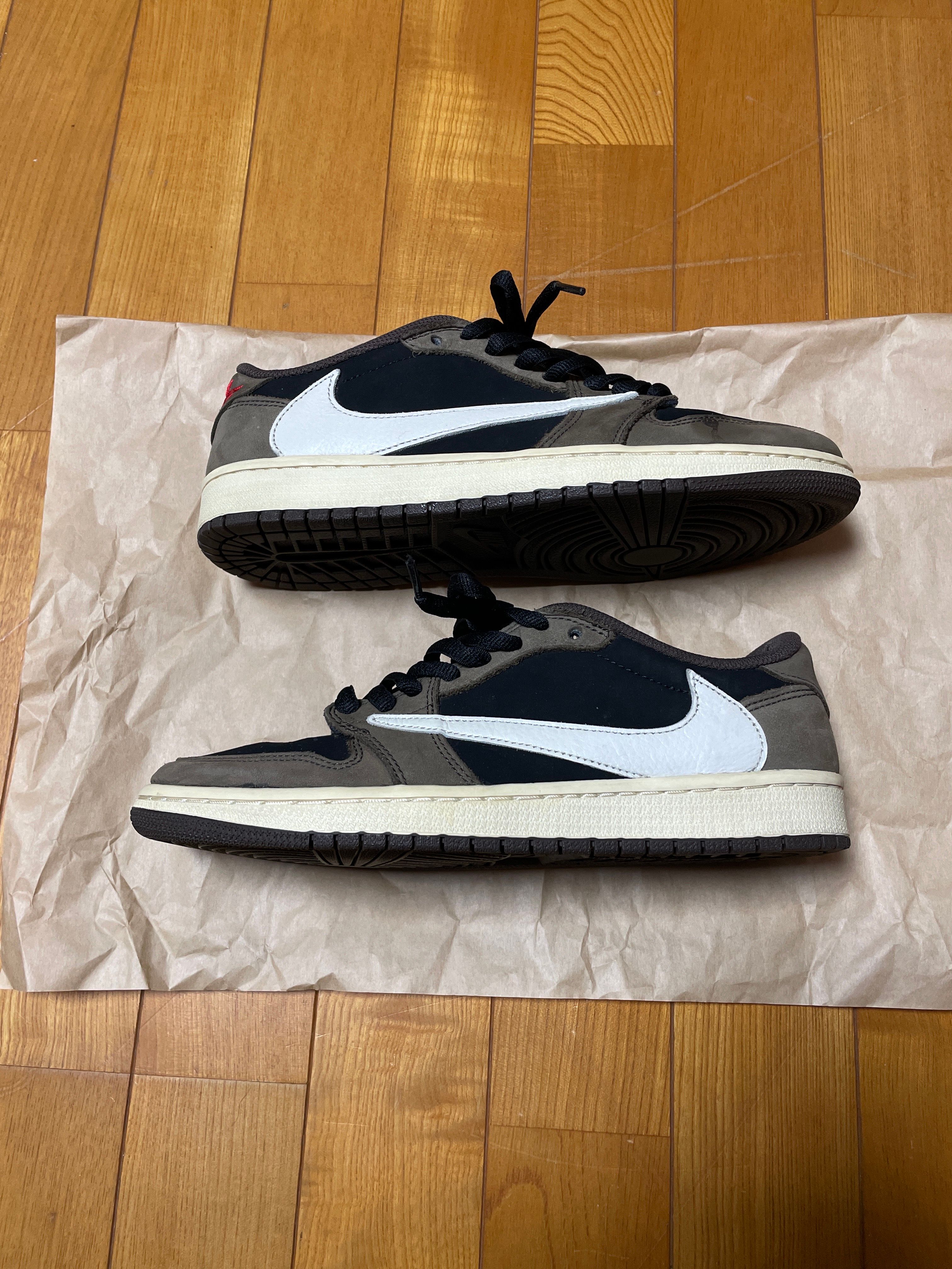 Travis Scott × Nike Air Jordan 1 Low OG SP-T "Black/Dark Mocha"