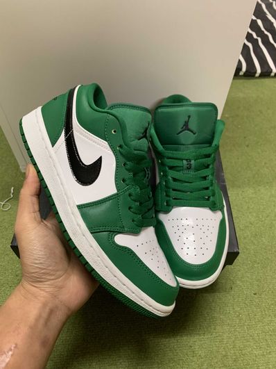 Nike Air Jordan 1 Low "Pine Green/White"