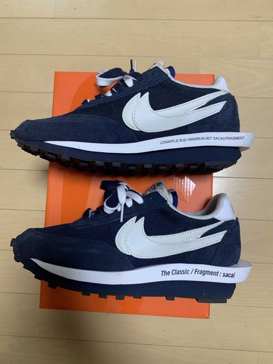 Fragment × sacai × Nike LD Waffle "Blackended Blue"