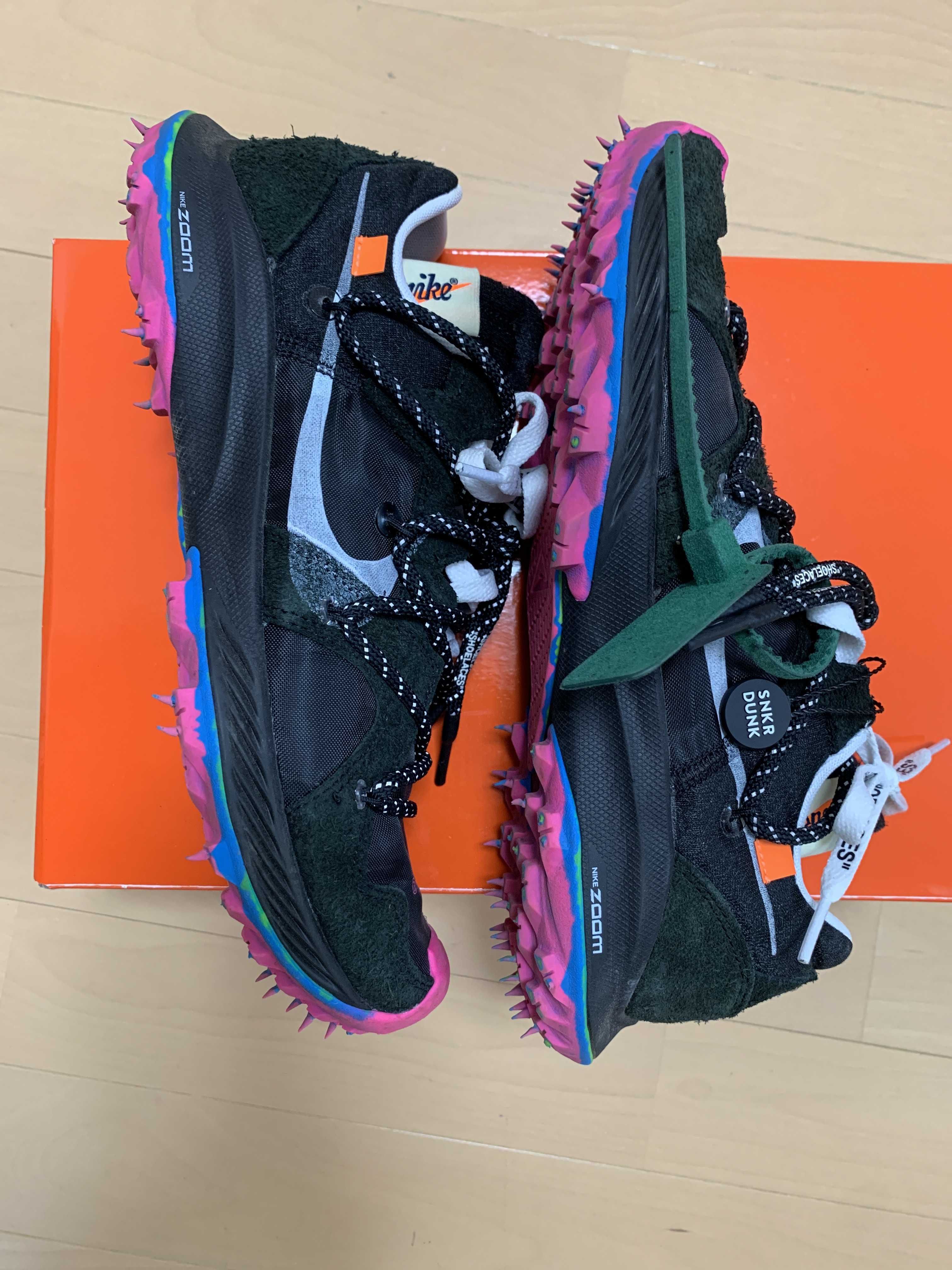 Off-White × Nike Women's Zoom Terra Kiger 5 "Black"