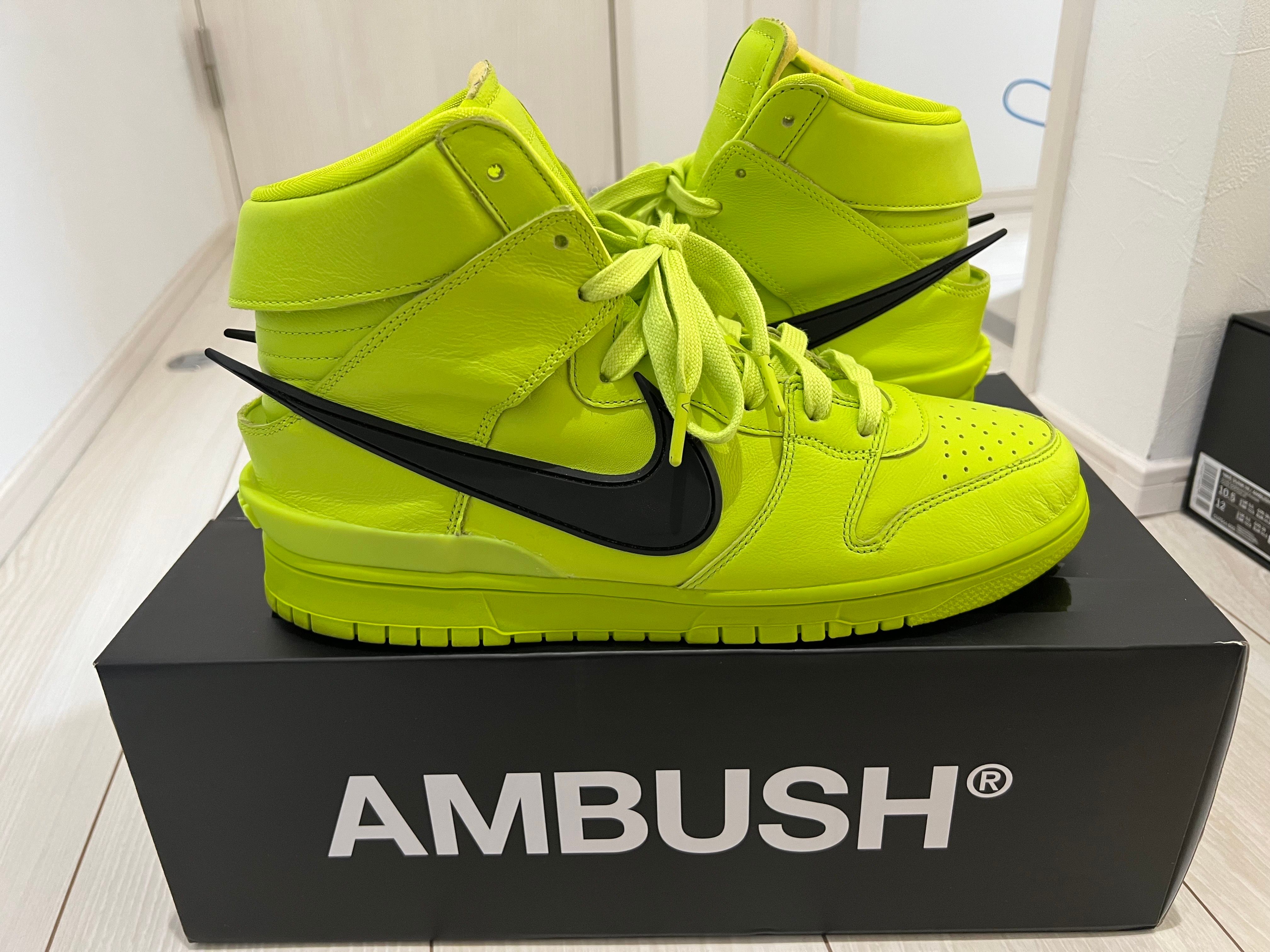 AMBUSH × NIKE DUNK HIGH "FLASH LIME"