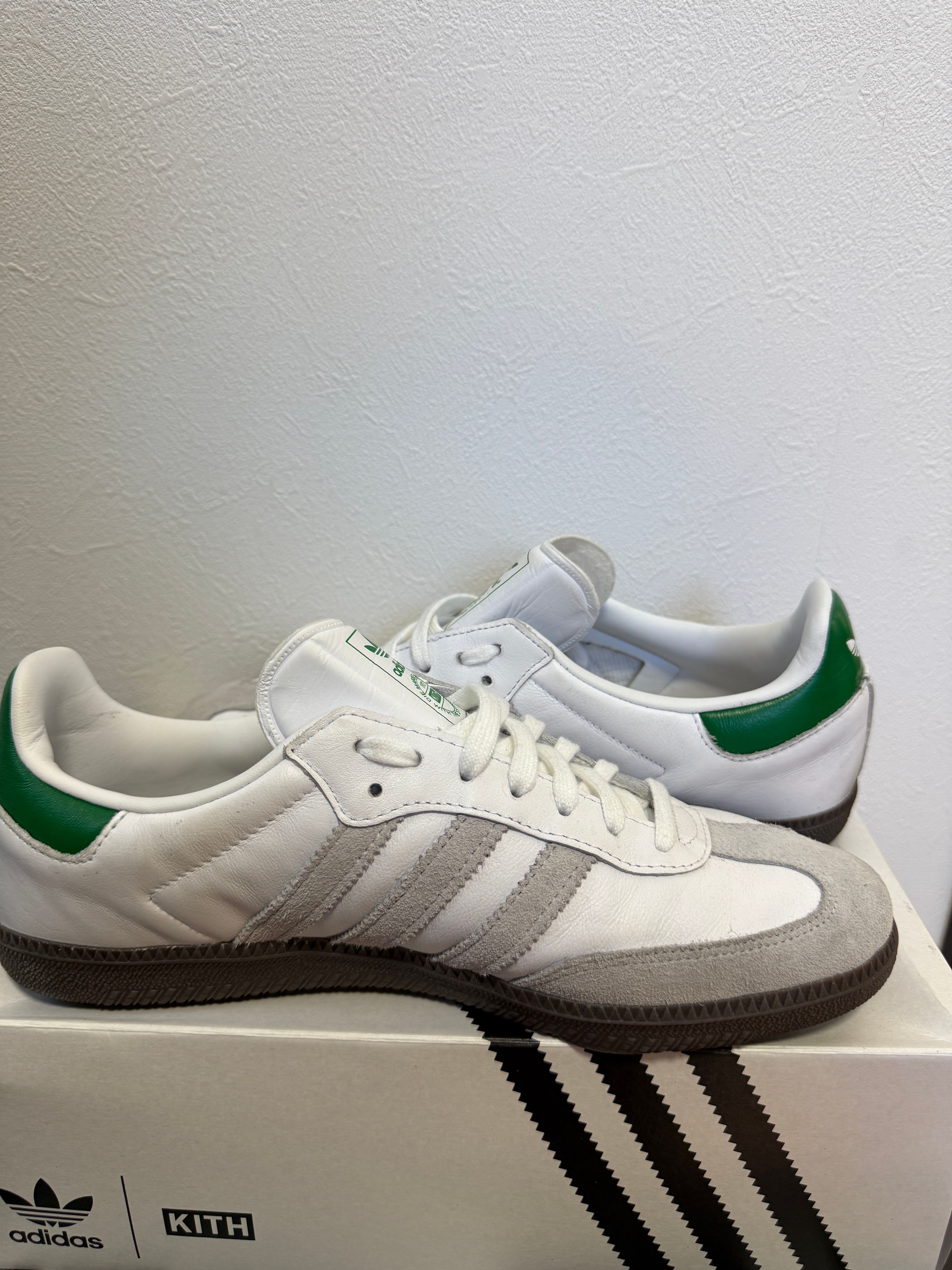 KITH × adidas Samba OG "White/Green"