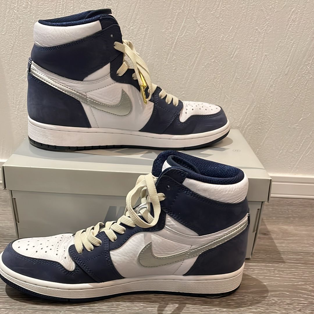 Nike Air Jordan 1 High OG CO.JP "White/Midnight Navy" (2020)(ブリーフケースなし)