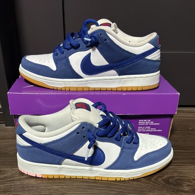 Nike SB Dunk Low "Los Angeles Dodgers/Deep Royal Blue"